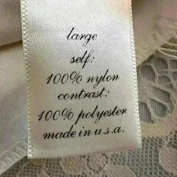 Vintage Cream Lace Shift Dress, Size L - Picture 6 of 6